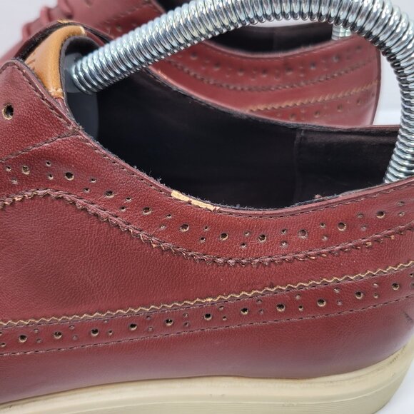 XRay Men's Burgundy Brogue Design Oxfords Shoes XRW642 US Size 10 - Picture 8 of 11